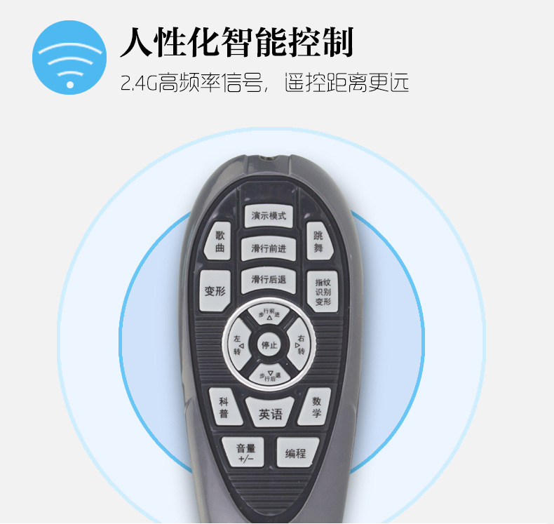 K4变形战警指纹触摸智能机器人热销男孩女孩智能能玩具变形机器人详情9