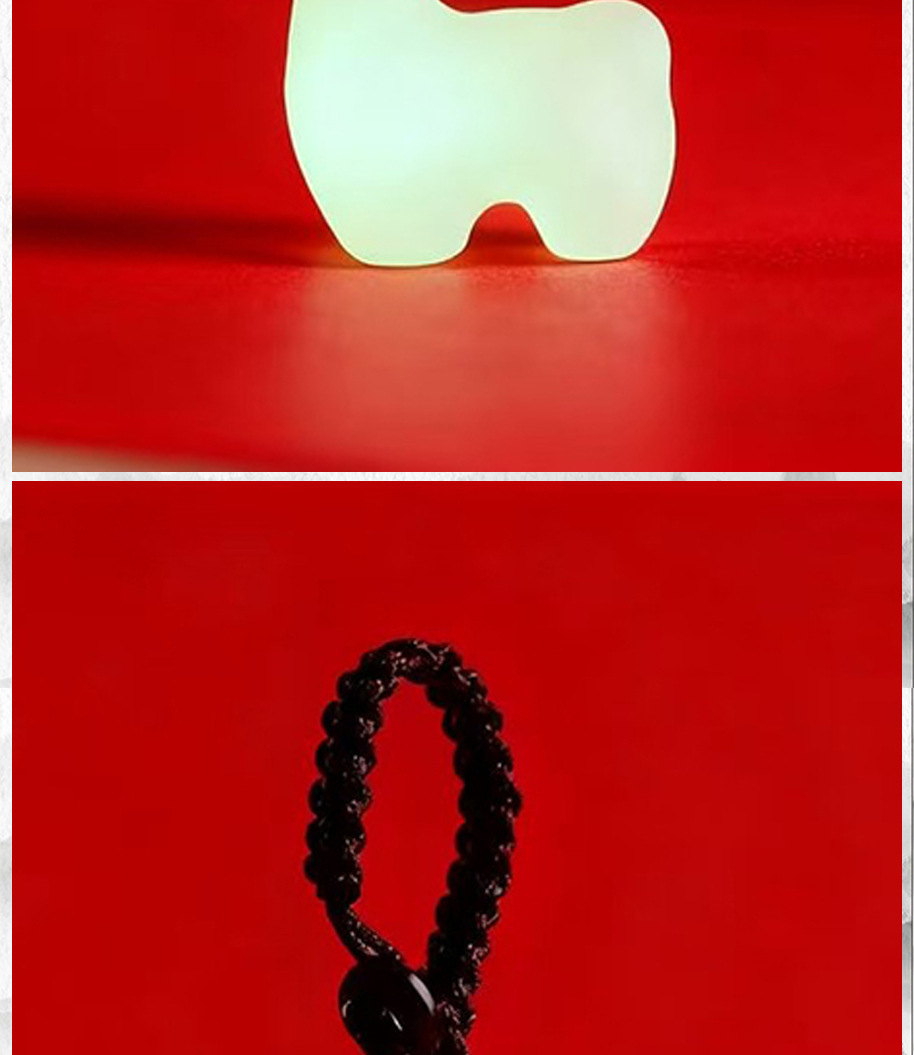 Night Light Deer keychain, exquisite and cute, safe journey, mobile phone chain, bag hanging, car pendant, key chain hanging decoration pic 8