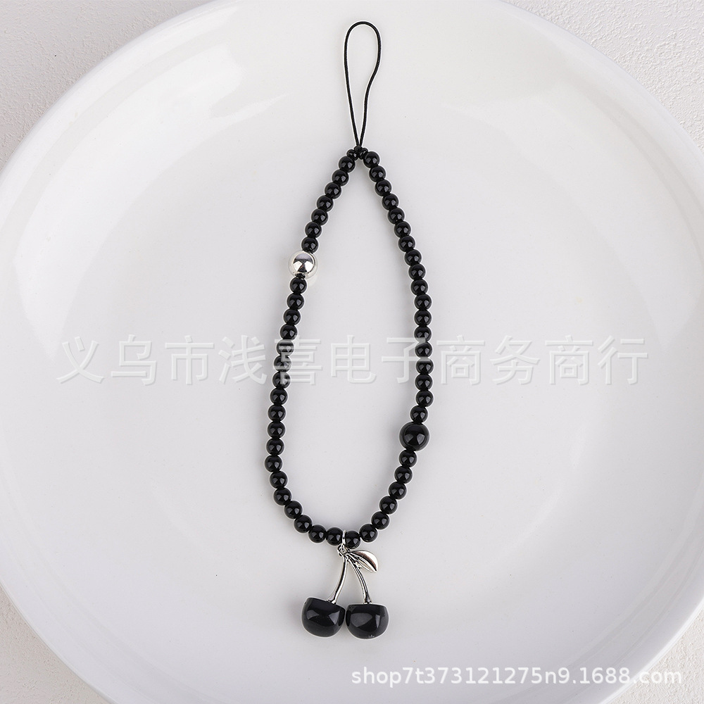 Ins-style butterfly cherry key pendant, phone case lanyard decoration, ccd camera Gumbun pendant, Polaroid pendant pic 5