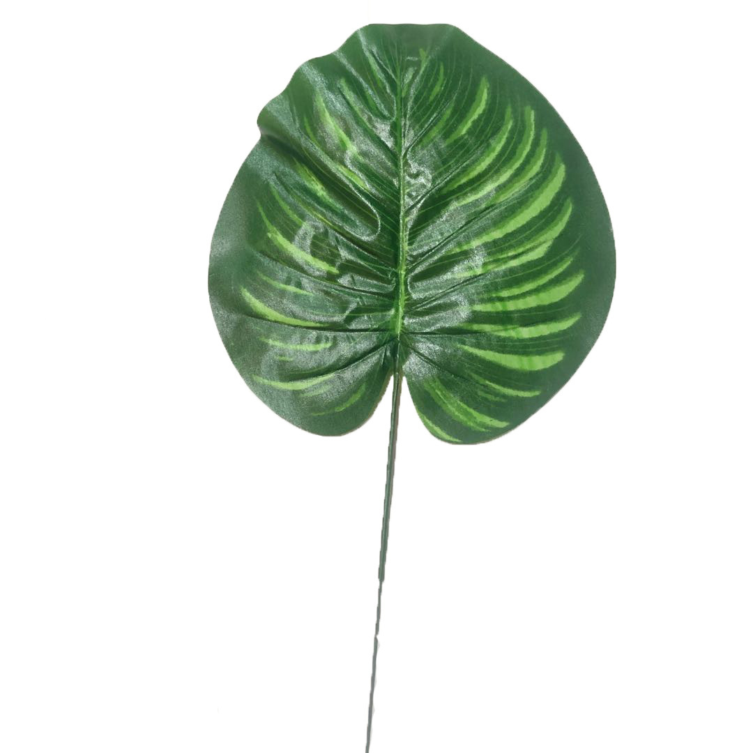 厂家直销仿真龟背叶西瓜叶工程绿化植物叶插花配件室内外造景装饰详情7