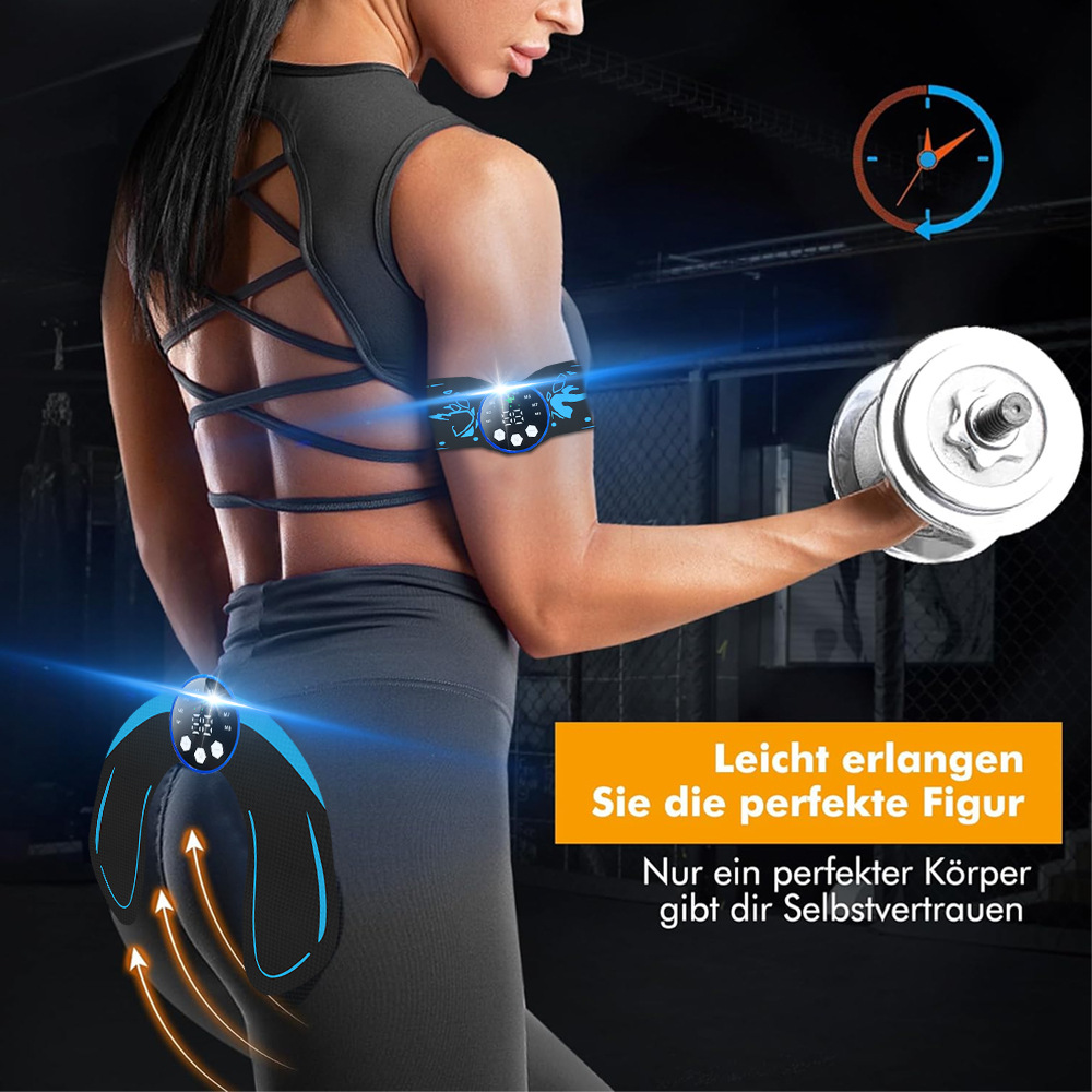 New EMS charging abdominal fitness device, abdominal training machine, home exercise fat-burning machine, lazy fitness equipment, abdominal muscle patches pic 5