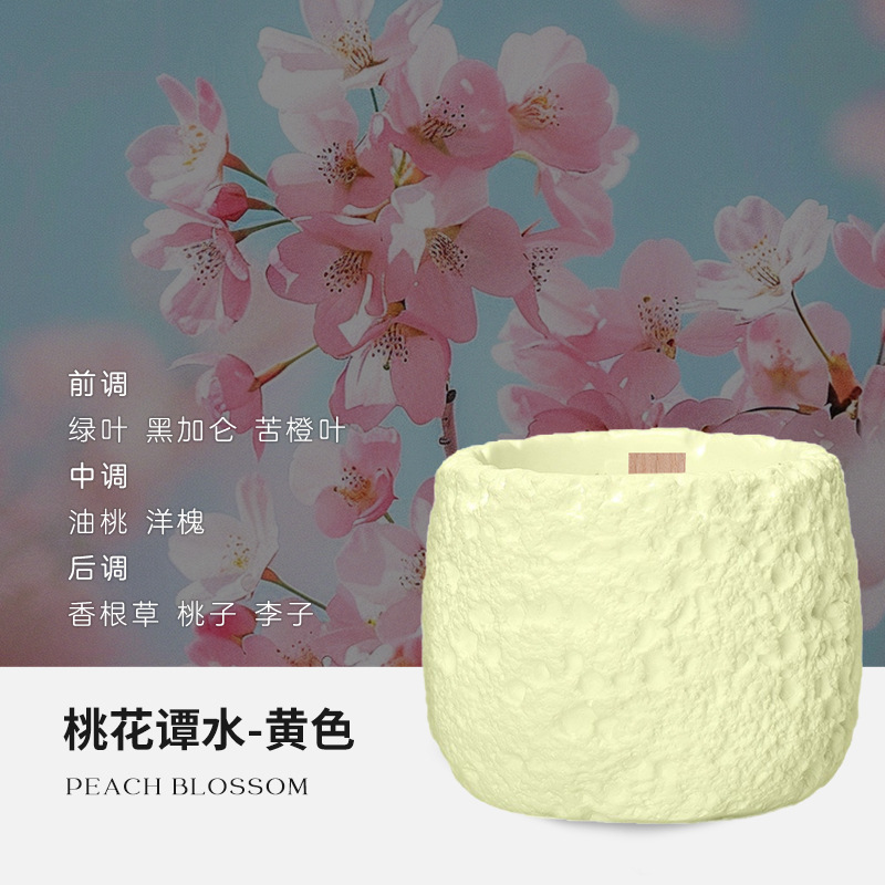 彩色石膏杯香薰蜡烛水晶石室内持久香氛摆件手工大豆蜡香氛伴手礼详情15