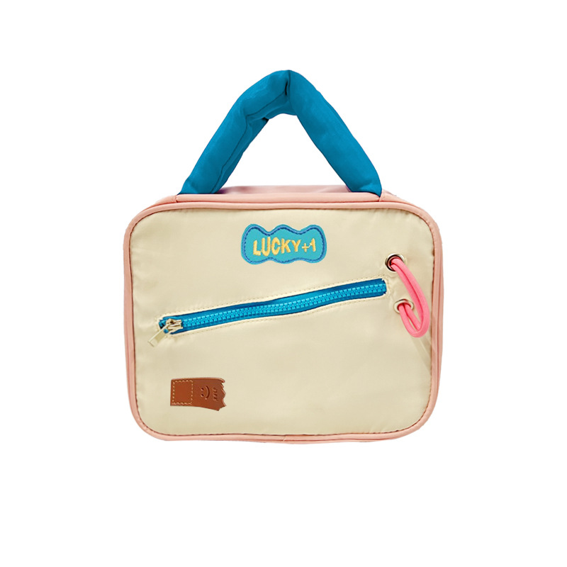 大容量旅行出差洗漱包化妆品收纳包袋2023爆款网红化妆包可爱撞色详情4