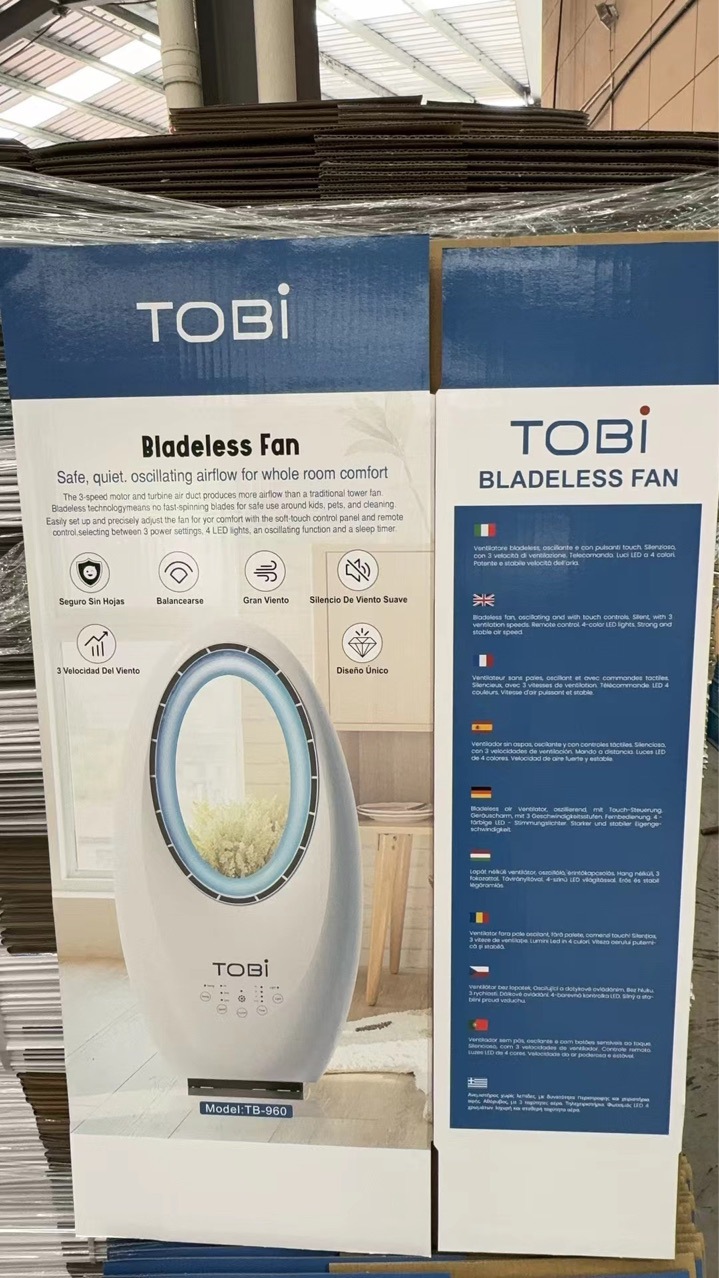 Tobi家用无叶风扇卧室床头落地式循环扇TB960详情4