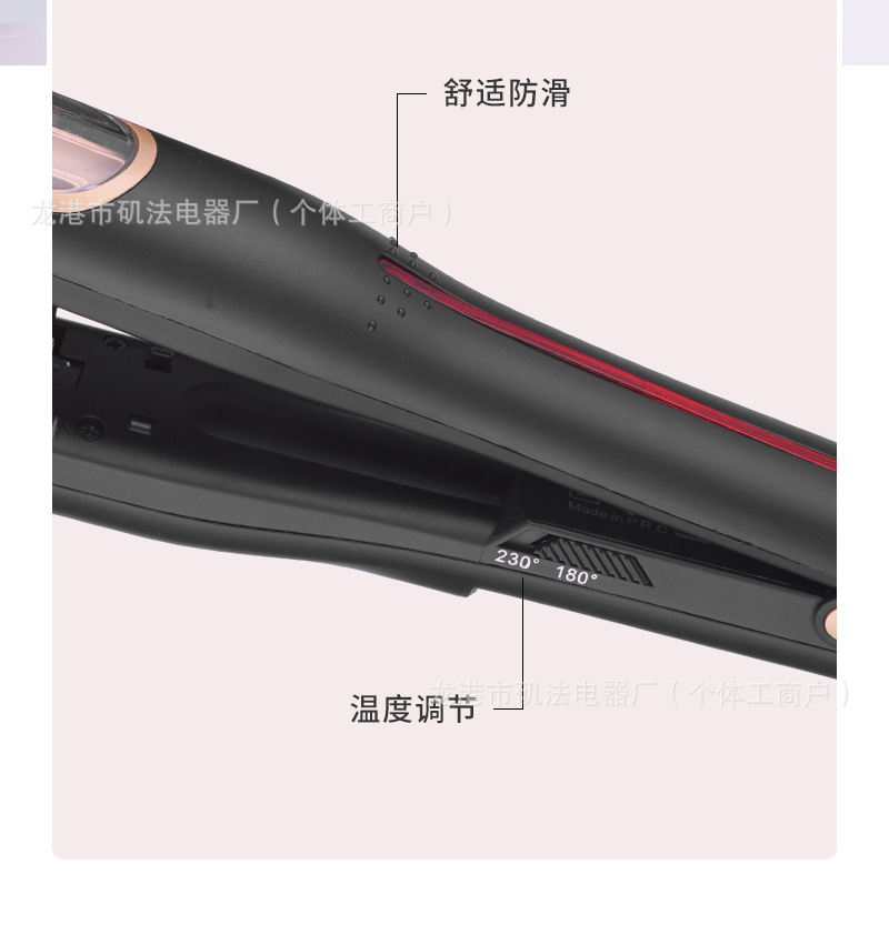 Cross-border high-power clipped hair curler, electric hair straightener, water ripple corn silk hair straightener, fully automatic hair curler pic 9