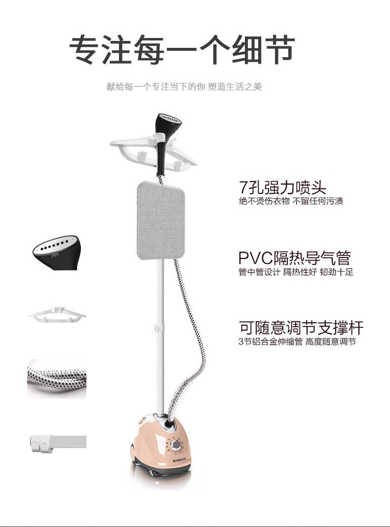 志高大蒸汽挂烫机家用熨斗烫衣服小型手持熨烫机挂立式电熨斗正品详情21