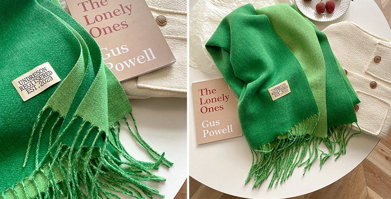 跨境双面仿羊绒围巾女冬季保暖情侣高级感中长款围脖纯色百搭披肩详情77