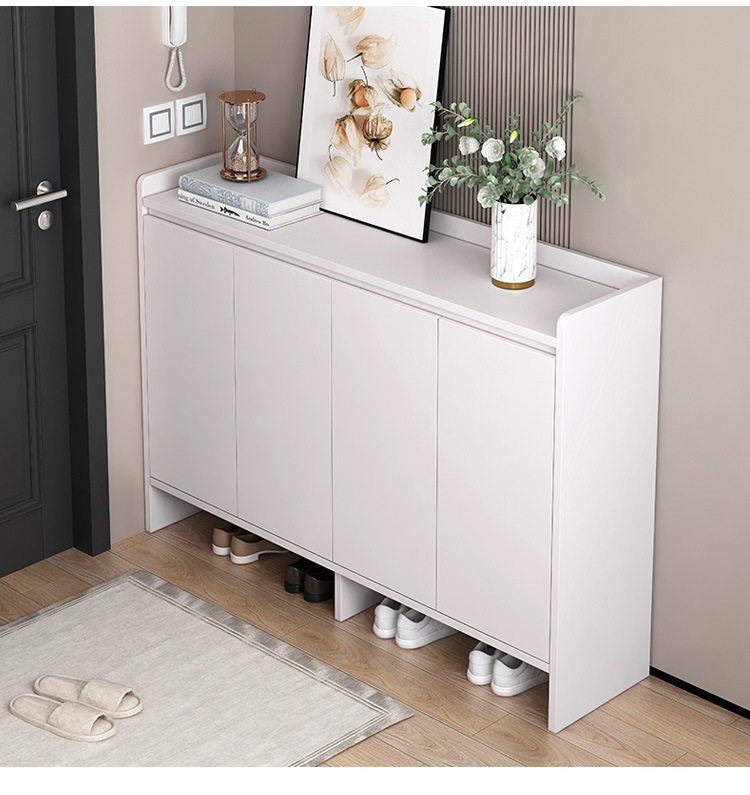 #实木鞋柜家用门口新款2024室内简易收纳柜入户玄关柜多层鞋详情18