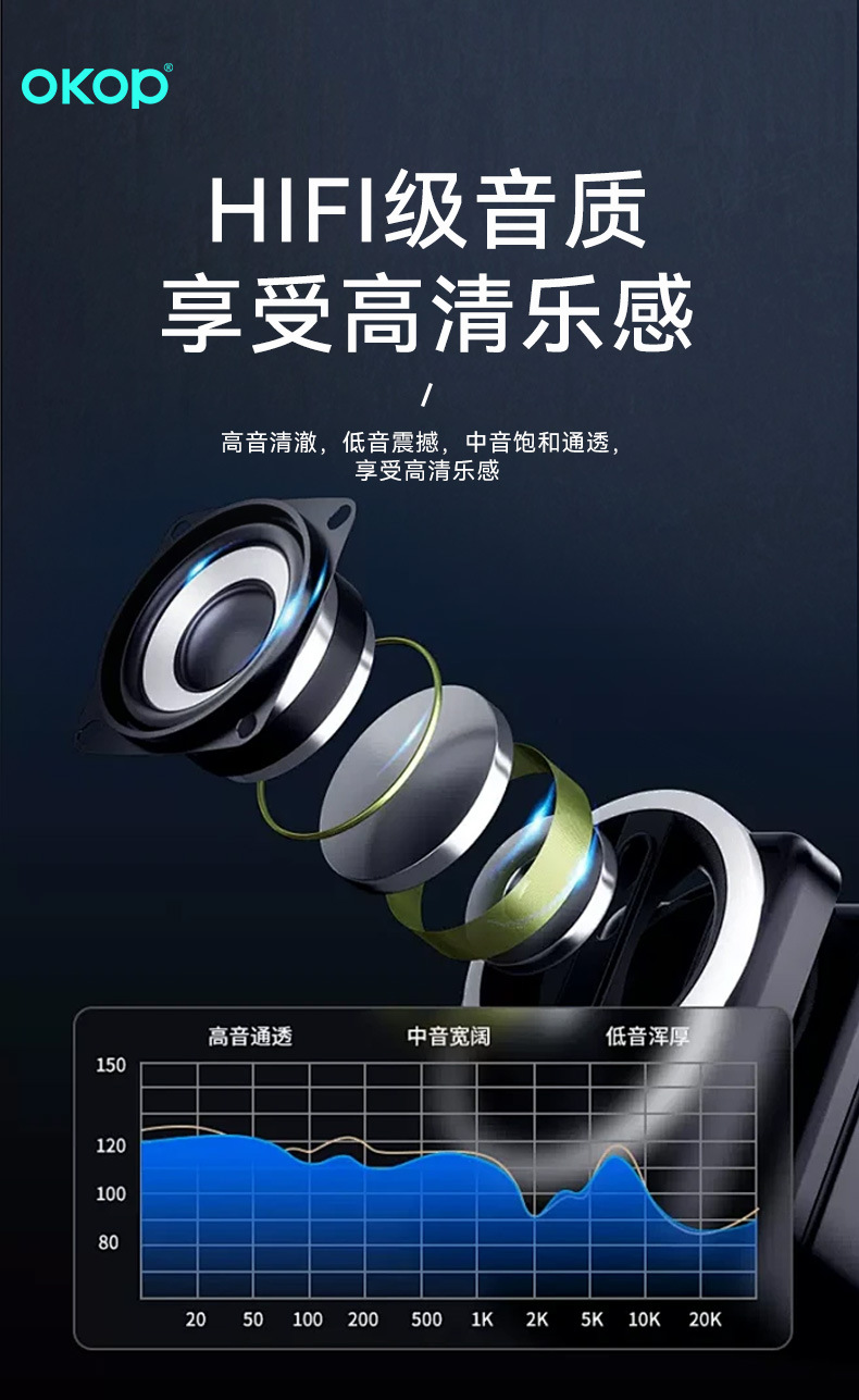 552蓝牙音便携提手40W大功率户外重低音炮广场舞超长续航跨境热销详情7