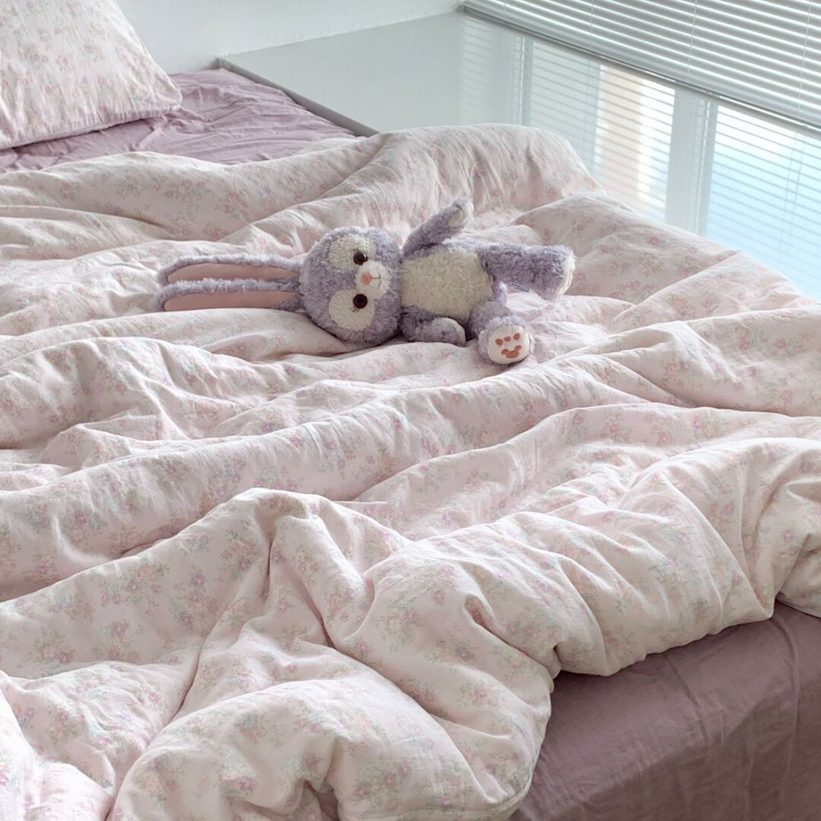 小红书A类全棉有氧双层纱四件套母婴级透气纯棉纱布小清新Kitty猫详情53