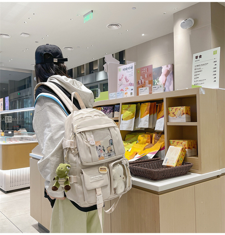 书包初中女生双肩包女痛包大容量小学生日系高中生背包中学生肩包详情16