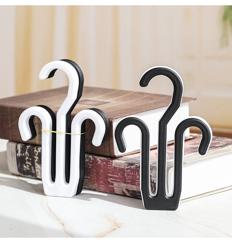 Non-perforated slippers hook, simple bathroom shoe hook, plastic herb-shaped drag hook, multi-purpose supermarket shoe hook, display hook pic 13