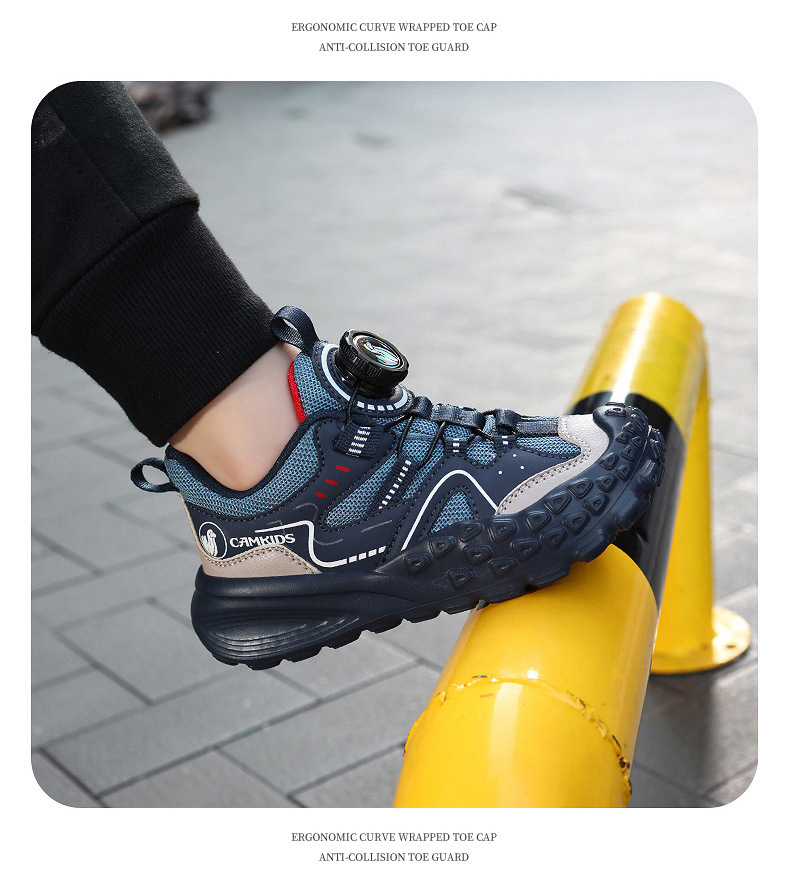 严选CAMKIDS夏季新款儿童运动鞋时尚透气男女童榴莲底跑步户外鞋详情23