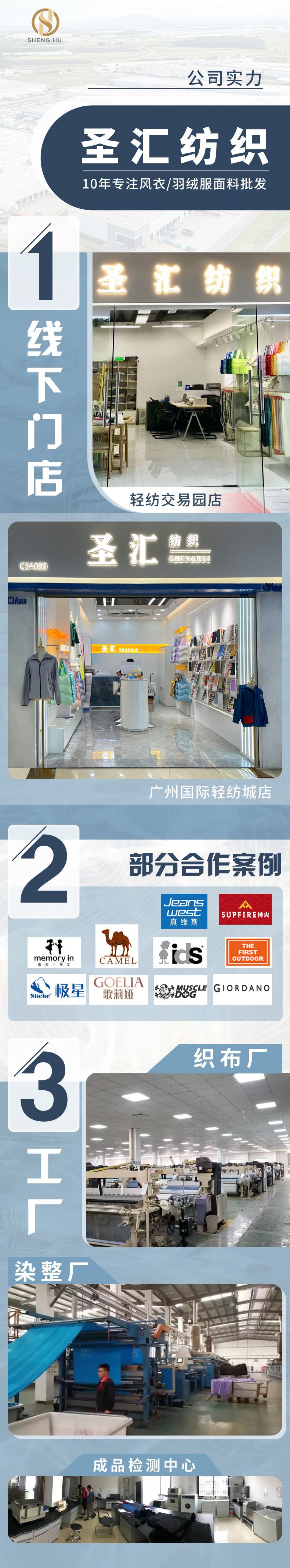 50D消光+压光涤塔夫高F防棉面料防水羽绒服棉服休闲服户外服布料详情5