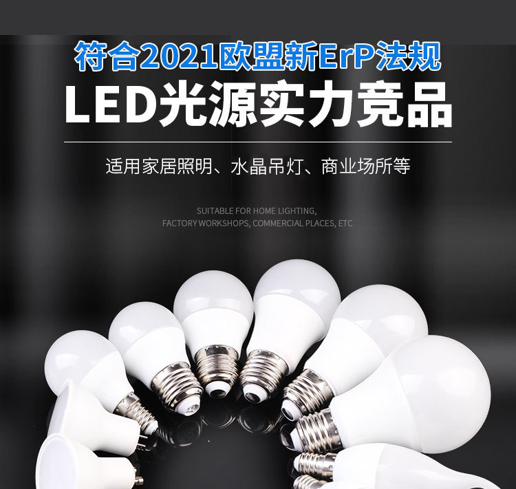 Cross-border exclusive E14 screw-top LED candle bulb, C37 pointed bubble tail warm white crystal chandelier, energy-saving pic 1