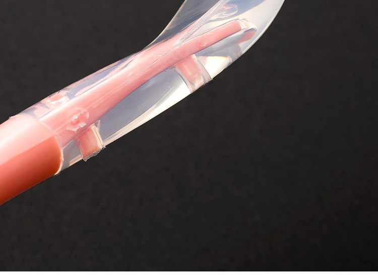 便携儿童餐具水果勺双头两用卡通宝宝硅胶刮泥勺婴儿辅食挖泥勺详情15