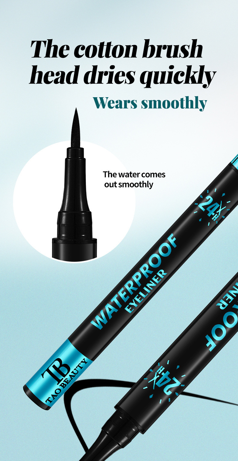 【 Cross-border Exclusive 】Tao Beauty Mascara Eyeliner Pen is waterproof, sweat-proof, long, thick, smooth and long-lasting pic 47