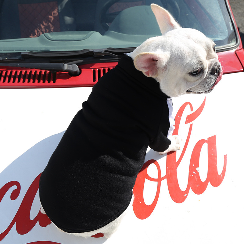 Ropa para mascotas otoño invierno calor marca de moda sudaderas letras fardoubi oso perro gato pequeño medio grande perro suministros pic 16