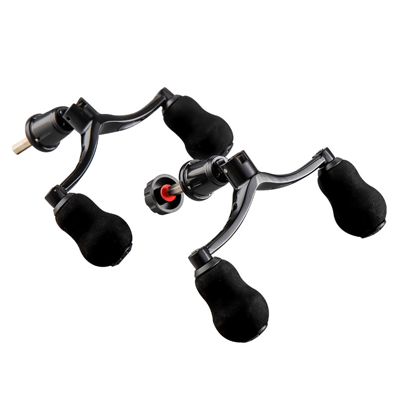 Metal fishing wheel folding handle, fishing rod wheel handle, throwing rod wheel handle, fish wheel arm accessory, spinning wheel handle pic 16