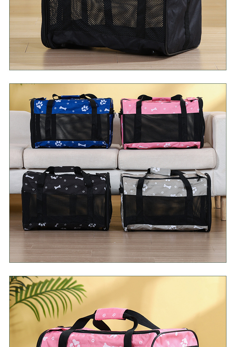 Rongka Pet Cross-border Pet Outing Single-shoulder hand-held Cat Bag, Large Capacity Breathable Pet Bag, Crossbody Cat Bag, Portable Cat Bag pic 14