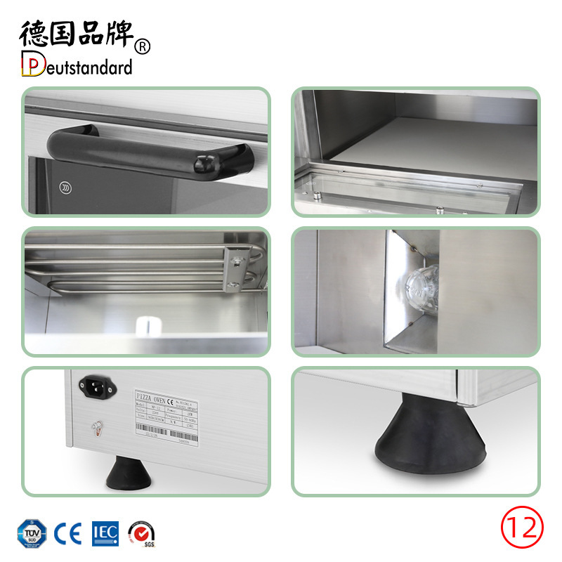 Commercial double-layer electric oven, electric bread and egg tart baking equipment, commercial pizza oven factory direct sales pic 11