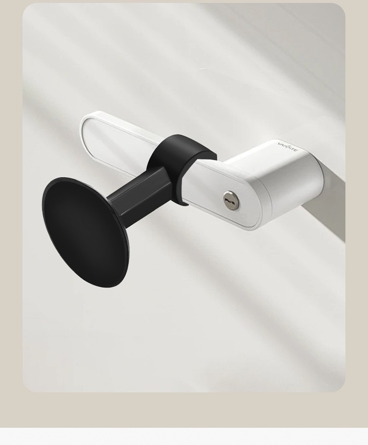 New silicone door handle, door suction, anti-collision pad, toilet suction cup, door lock without drilling, window, bathroom door stop, door collision pic 17