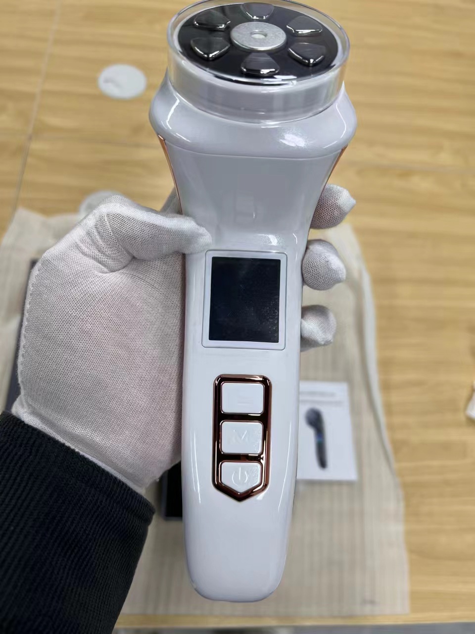 跨境四合一hifu超声刀美容仪rf射频仪微电流脸部提拉紧致按摩仪详情16