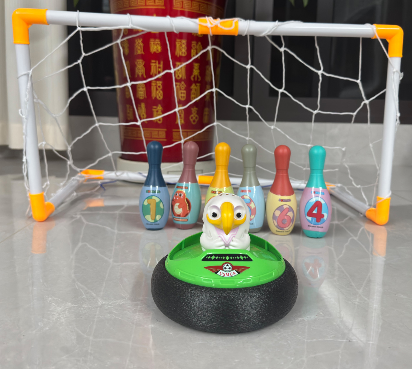 卡通动物悬浮足球保龄球室内外游戏运动亲子互动益智体育玩具世界详情5