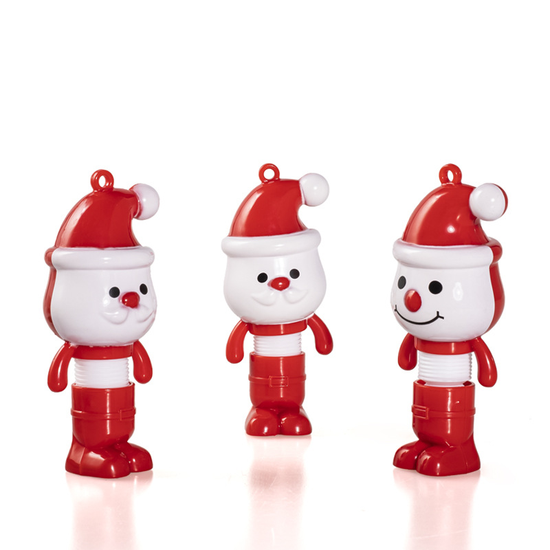 Santa Claus luminous telescopic tube Snowman in various shapes toy office culture Christmas decoration gift pic 5