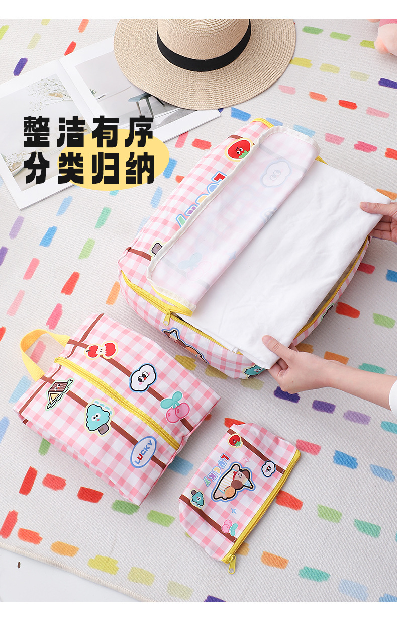 新款户外旅行套装收纳袋贴身衣物鞋子收纳包行李箱防水便携整理包详情9