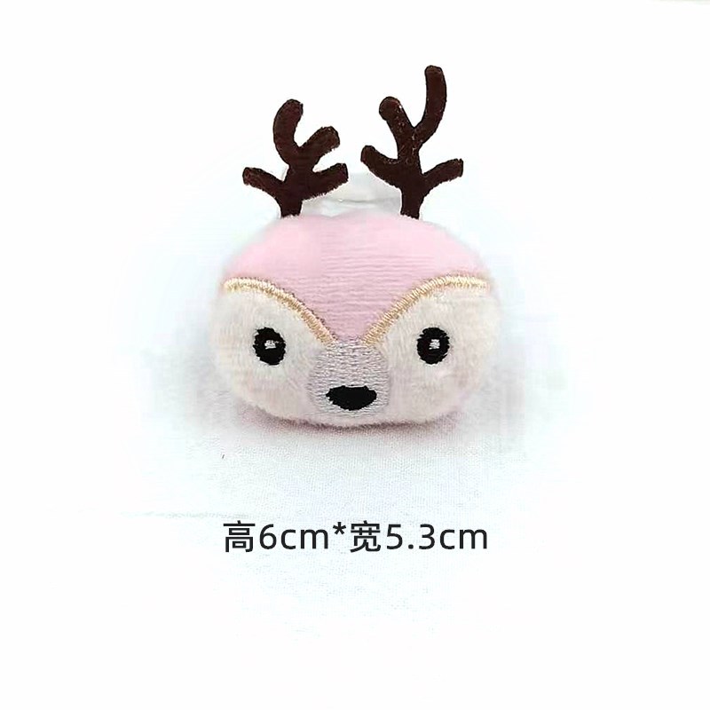 Christmas plush cartoon dolls, Santa Claus, reindeer brooches, socks, bags, accessories and accessories for foreign trade pic 13