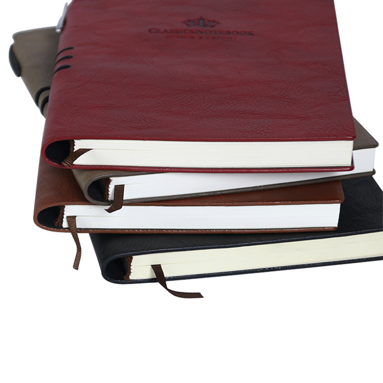 Yalong cross-border high-quality office supplies waterproof Stdents practical A5 Pu leather journal notebook pic 9