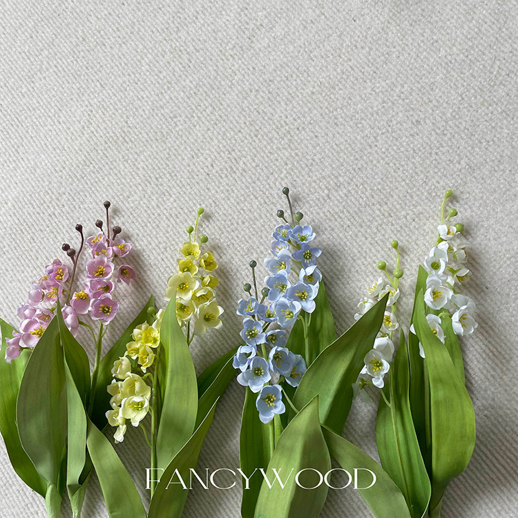 小清新ins风仿真花铃兰花插花手捧花材婚庆风铃假花家居餐桌绢花详情22