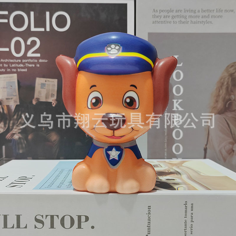 New cross-border Paw Patrol Squeeze Fun Stress-relieving toys, cute dog PU slow rebound toys wholesale pic 4