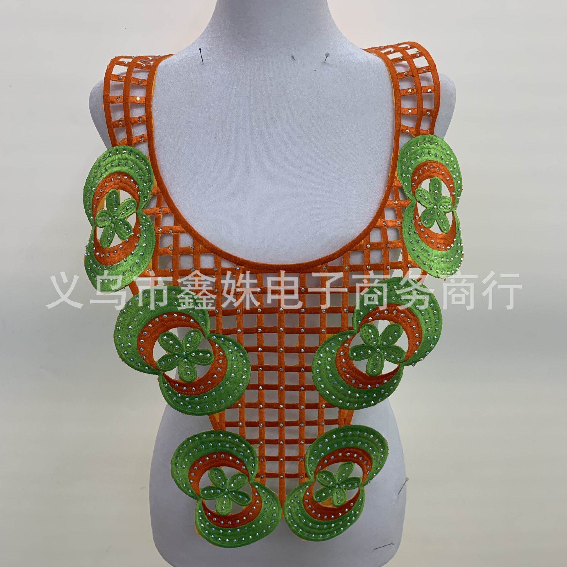 Embroidery, rhinestone and diamond fabric with adhesive backing decoration for foreign trade clothing accessories pic 31