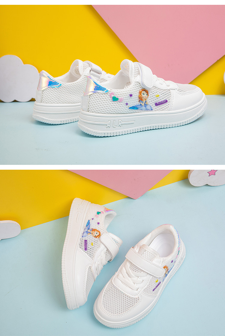 女童鞋网面小白鞋2024春夏季透气新款儿童板鞋小学生公主运动鞋子详情26