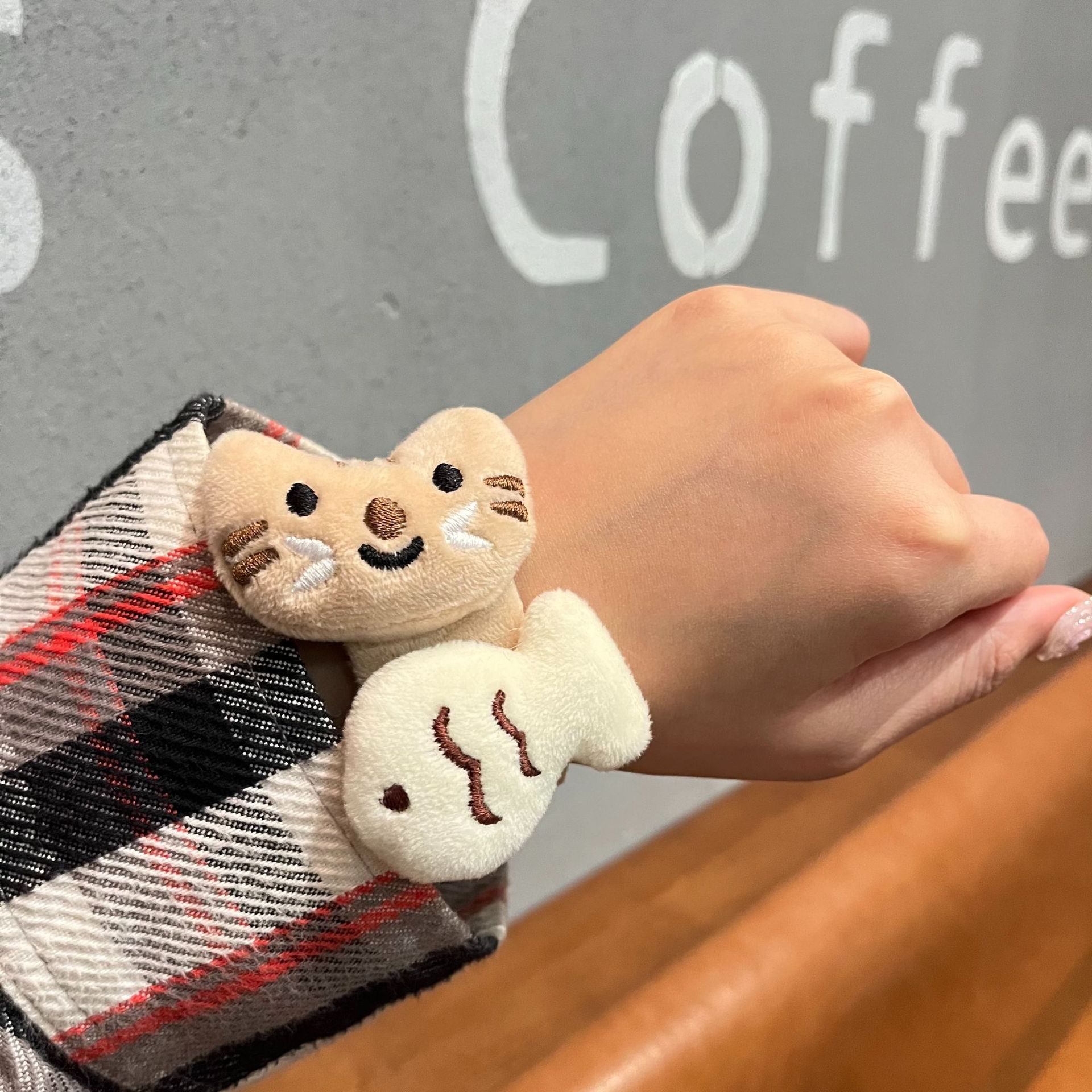 新款儿童毛绒卡通啪啪圈星之卡比可爱情侣手环韩版女玩偶婚抛礼物详情23