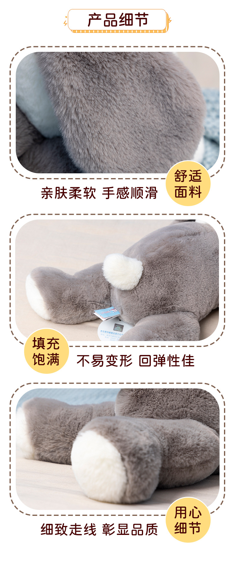 Sate Dudu Puppy plush toys wholesale, prone throw pillows, national trend soothing dolls, cross-border dolls, festival gifts pic 6