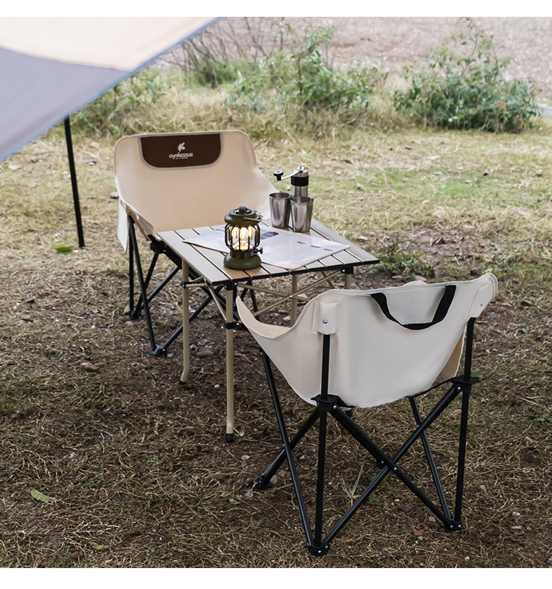Xanuoduoji outdoor folding table and Chair three-piece Set Portable camping equipment Self-driving tour picnic Egg roll Table set pic 15