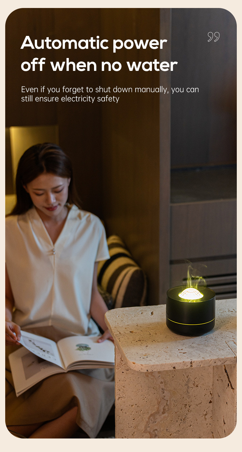 2025新款星空投影香薰机礼物USB插电大雾量七彩浪漫氛围灯加湿器详情34