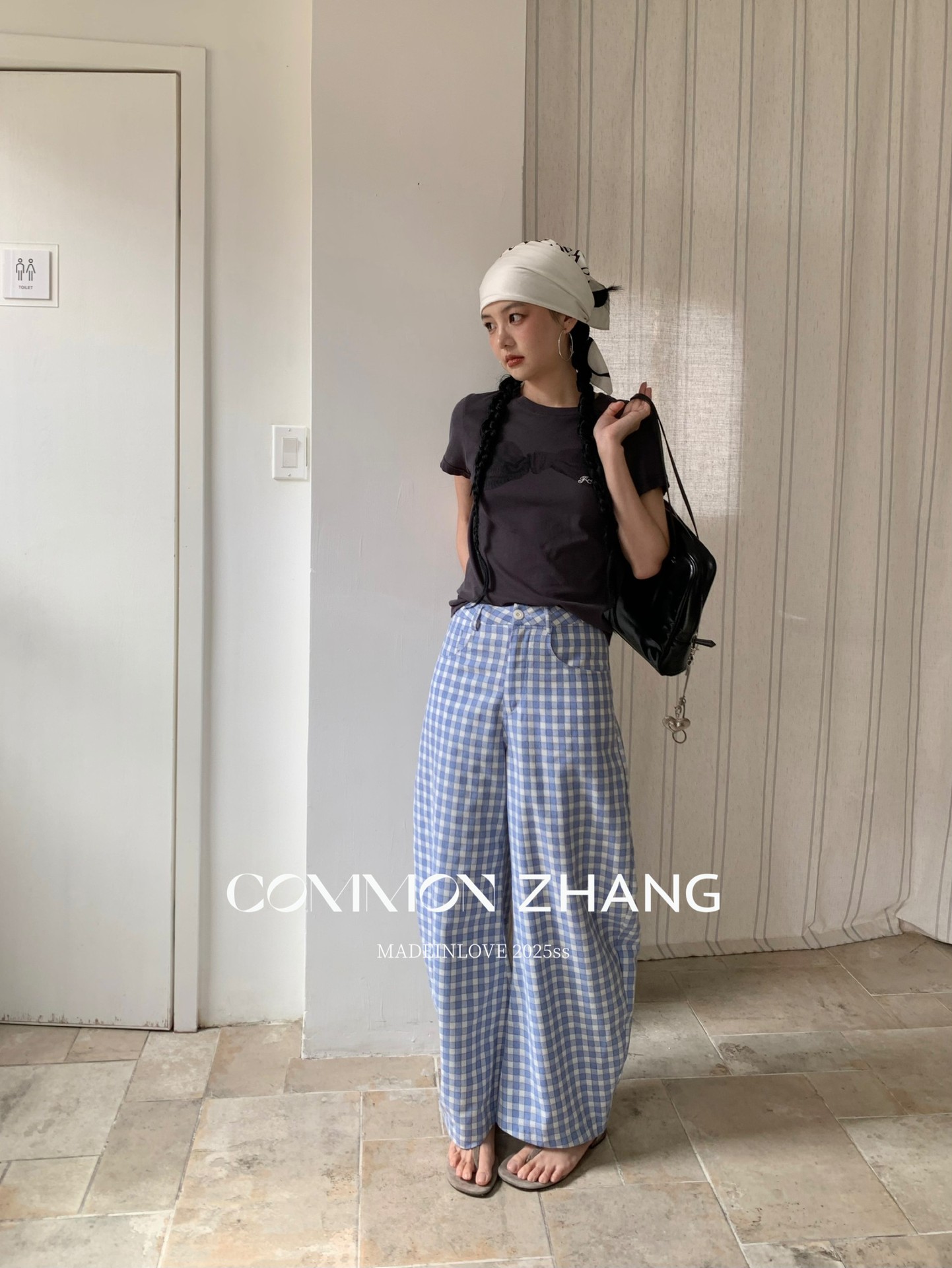 CZ ZHANG Summer Korean Style laid-back Casual Versatile Bow Print Letter Embroidery short-sleeved T-shirt B20639 pic 9