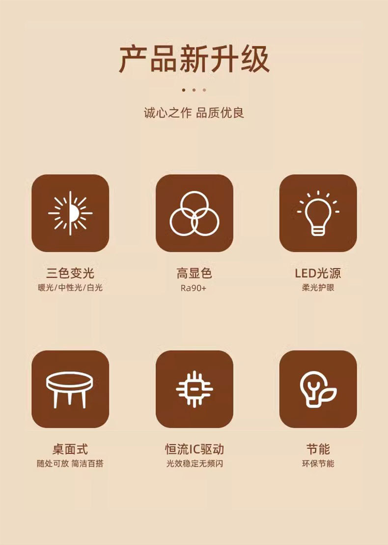 直播美颜双排灯泡拍摄氛围灯桌面四排灯电脑直播补光灯一体式排灯详情2