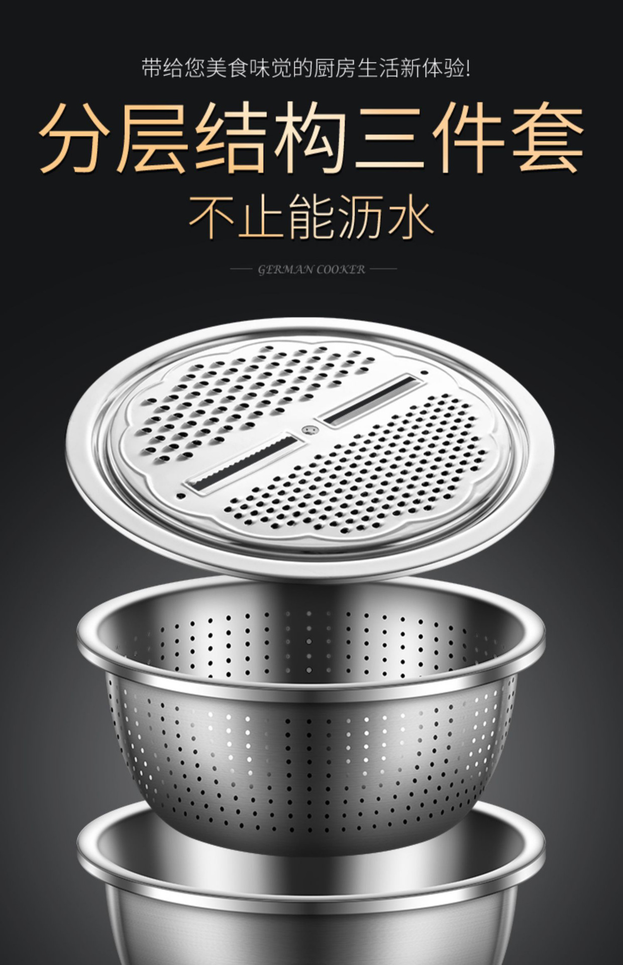 Vegetable grater, magic tool, vegetable slicer, multi-functional grater, grater, stainless steel potato chips, food-grade radish pic 10