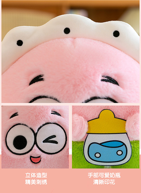 New cartoon SpongeBob SquarePants plush toy, Big Star doll, stuffed pillow, birthday gift for girls pic 4