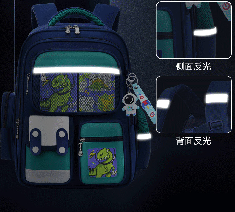 新款小学生书包女生1-3-6年级减负6-9-12岁男孩轻便儿童双肩背包详情25