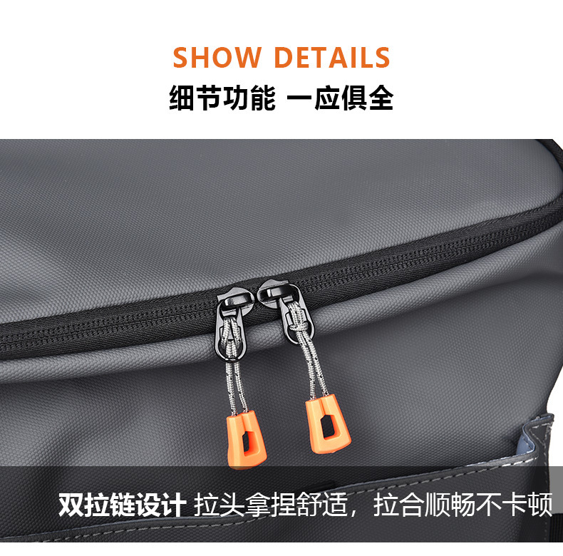 Transfronteriza nueva mochila de negocios mochila de hombre bolsa de computadora de viaje de gran capacidad bolsa de energía de moda cuero PU pic 23