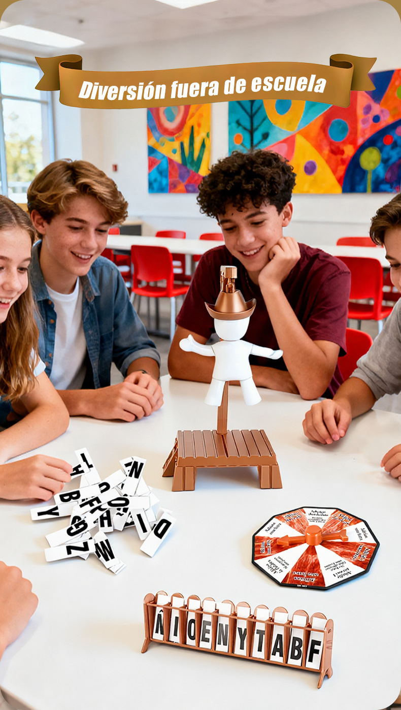 跨境Magnetic Hangman Mystery Word Game磁性绞刑架神秘单词游戏详情7