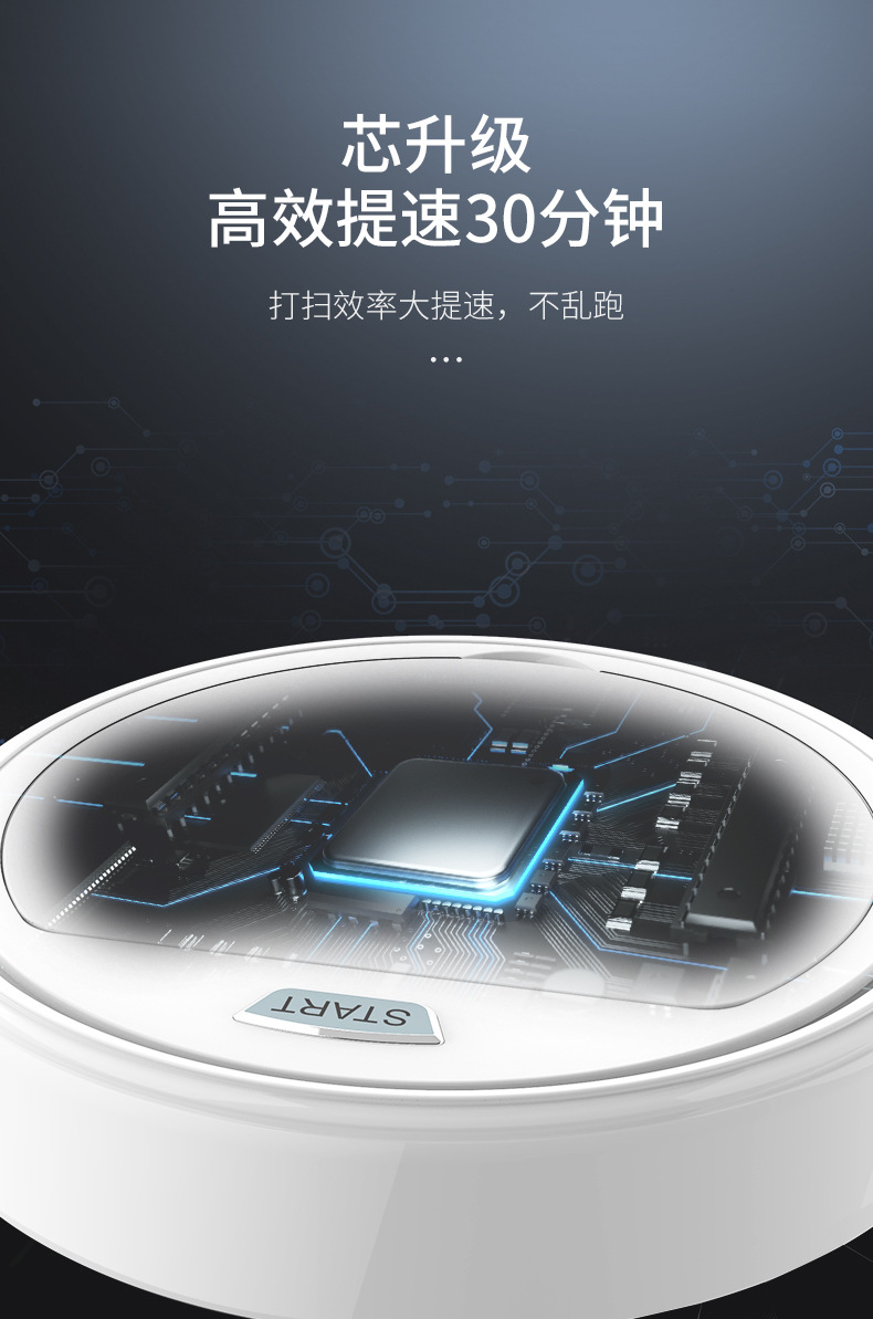 Wholesale of household fully automatic intelligent floor sweeping robots, lazy wireless mini vacuum cleaners, cross-border gifts pic 10