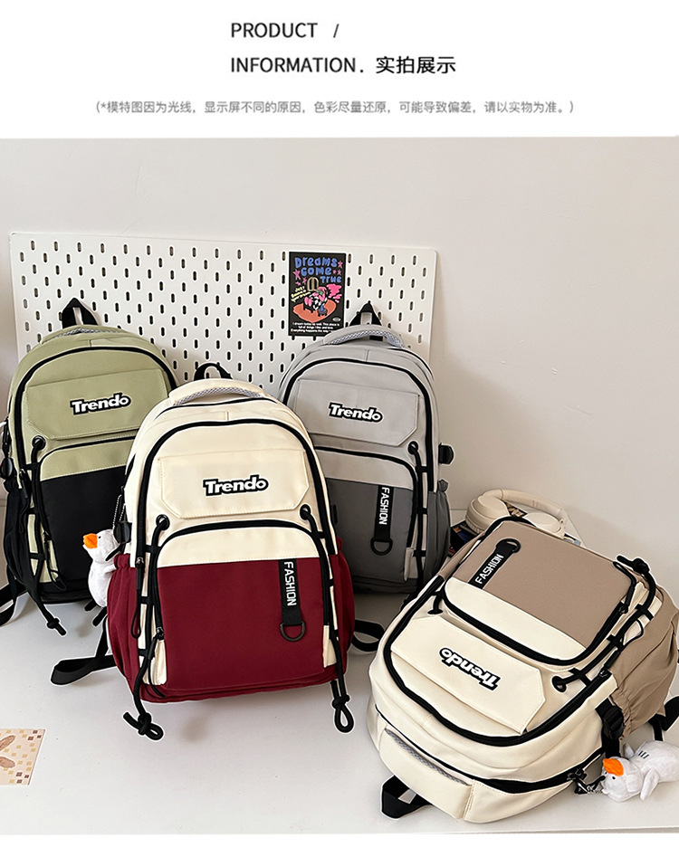 Schoolbag for boys, large capacity, high-end feel, 2025 new style for boys, high school students, backpacks for girls, college students pic 21