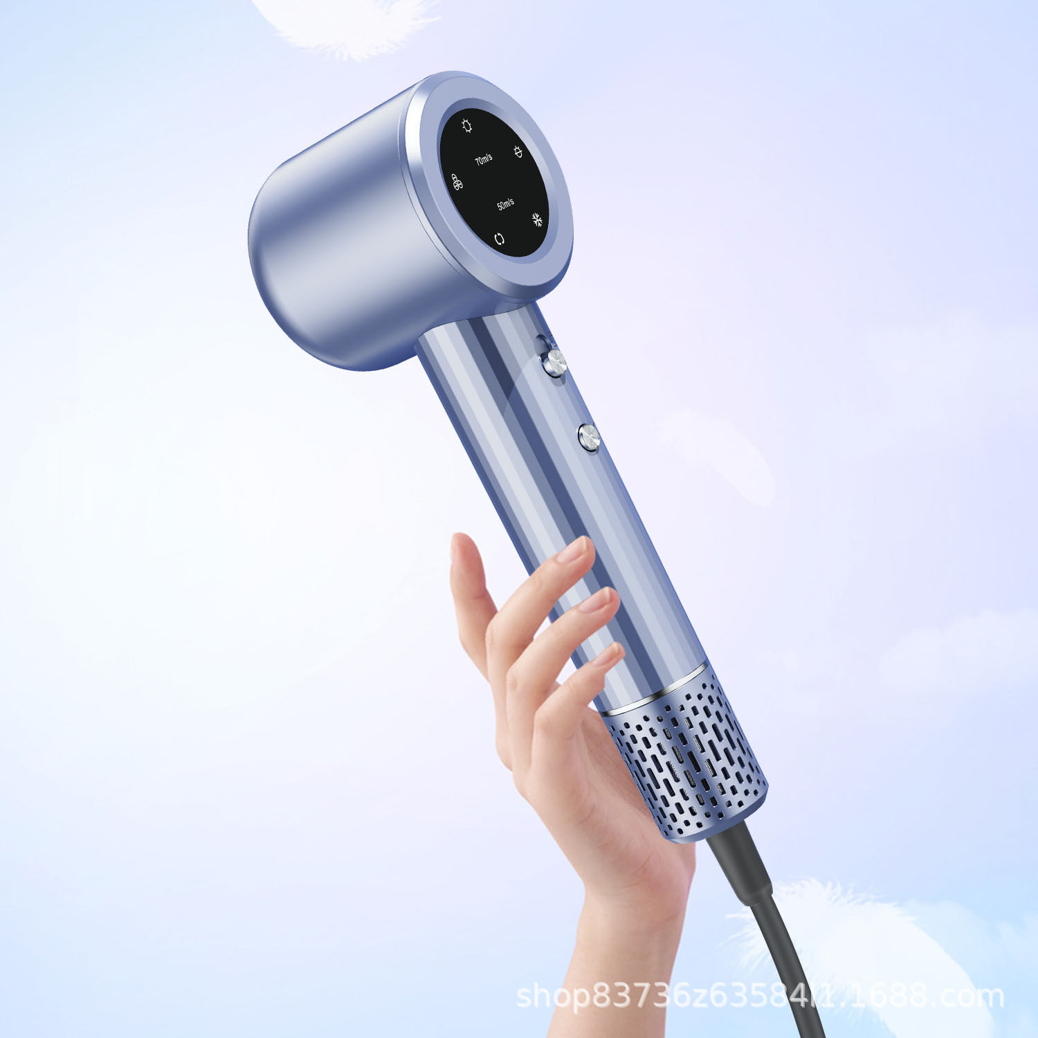 一件代发屏幕显示大功率台湾跨境电商负水离子恒温吹风机高速风筒详情16